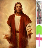 Zabawki kreatywne - HAFT DIAMENTOWY 5D Zestaw Obraz MOZAIKA 40*60cm - miniaturka - grafika 1