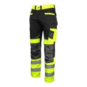 Odzież robocza - LAHTI PRO Spodnie ostrzegawcze robocze Slim Fit roz S L4051101 LPL4051101 - miniaturka - grafika 1