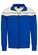 Koszulki i topy damskie - Superdry Men's Vintage Zip Thru Track Top M2011850A, Edy/Voltage Blue, XXL - miniaturka - grafika 1