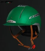 Kaski do jazdy konnej - JIN STIRRUP Kask ICONA COLOR green - miniaturka - grafika 1