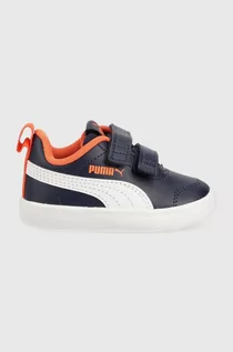 Buty dla dziewczynek - Puma sneakersy dziecięce kolor granatowy - grafika 1