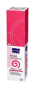 Matopat Universal Bandaż UNIVERSAL niejałowy - 5m x 15 cm 1 szt. MA-123-UN50-024 - Apteczki i materiały opatrunkowe - miniaturka - grafika 1
