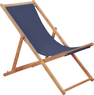 Elior Granatowy leżak drewniany - Inglis 2X - Leżaki ogrodowe - miniaturka - grafika 1