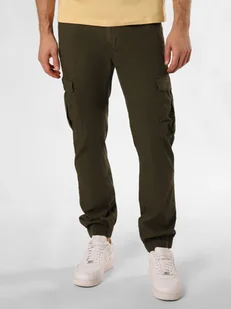 Tommy Jeans Spodnie Mężczyźni Bawełna zielony jednolity, 30-30 - Spodnie męskie - miniaturka - grafika 1