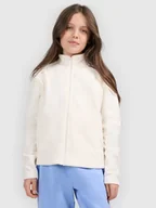 Bluzy dla dziewczynek - 4F Polar regular bez kaptura dziewczęcy - biały 164 (13-14 lat) - miniaturka - grafika 1