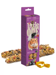 Little One Kolby dla gryzoni z jagodami 2x60g - Przysmaki dla gryzoni - miniaturka - grafika 1