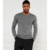 Swetry męskie - HUGO Wełniany sweter San Cedric-M1 | Regular Fit - miniaturka - grafika 1