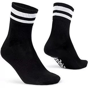 GripGrab GripGrab Unisex  Gripgrab oryginalne paski w stylu retro lat 70-tych XX wieku, letnie skarpety rowerowe w paski, fajne skarpety rowerowe na lato czarny XS (35-38) 302001153 - Skarpetki męskie - miniaturka - grafika 1