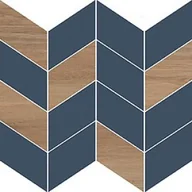 Płytki ceramiczne - OPOCZNO ND1034-002 LOVE YOU NAVYLOVE YOU NAVY HALF MOSAIC SATIN 29 x 29 szt - miniaturka - grafika 1