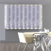 Firany - Firanka Firana Żakardowa 651357/160 Biała Ze Wzorem Po Całości - miniaturka - grafika 1