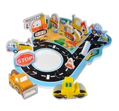 Zabawki do kąpieli - Naklejki Do Kąpieli Plac Budowy - miniaturka - grafika 1