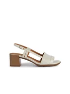 Sandały damskie - Geox Sandały "New Marykarmen" w kolorze białym - miniaturka - grafika 1