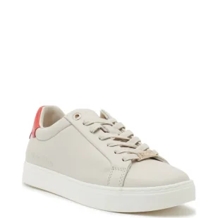 Calvin Klein Skórzane trampki CUPSOLE LACE UP - Trampki damskie - miniaturka - grafika 1