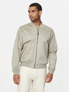 Calvin Klein Kurtka bomber Hero K10K113496 Beżowy Regular Fit - Kurtki męskie - miniaturka - grafika 1