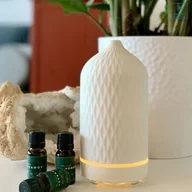 Zapachy do domu - Dyfuzor AROMA CERAMIC mniej plastiku - wzór trójkąty - miniaturka - grafika 1
