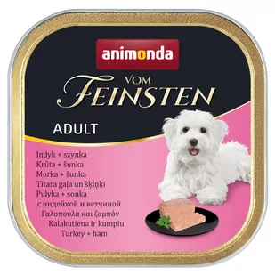 Animonda Dog Vom Feinsten Adult indyk z szynką 150g 1919191919 - Mokra karma dla psów - miniaturka - grafika 1