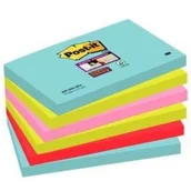 Notesy i bloczki - Notes samoprzylepny 76x127mm 6X90 kartek 655-6SS-mia paleta MIAMI 3M POST-IT SUPER STICKY /3M-70005291631/ - miniaturka - grafika 1