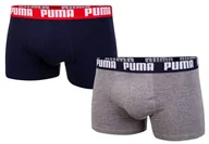 Majtki męskie - PUMA BOKSERKI MĘSKIE FASHION BOXERS 2 PAK 906823 35 - Rozmiar: S - miniaturka - grafika 1