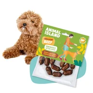 Sucha karma dla psów - Kiełbaski z wołowiny 100g Animal Island - miniaturka - grafika 1