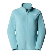 Bluzy sportowe damskie - Bluza damska The North Face 100 Glacier Full-Zip Fleece 0A8D2FBOA1 - niebieska - miniaturka - grafika 1