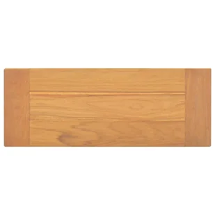 Lumarko Ławka, 80 cm, lite drewno tekowe - Ławki do przedpokoju - miniaturka - grafika 5