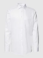 Koszule męskie - Koszula biznesowa o kroju regular fit z kołnierzykiem typu kent - miniaturka - grafika 1