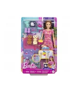 Lalki dla dziewczynek - Mattel Barbie Puppy Pajama Party Doll - miniaturka - grafika 1