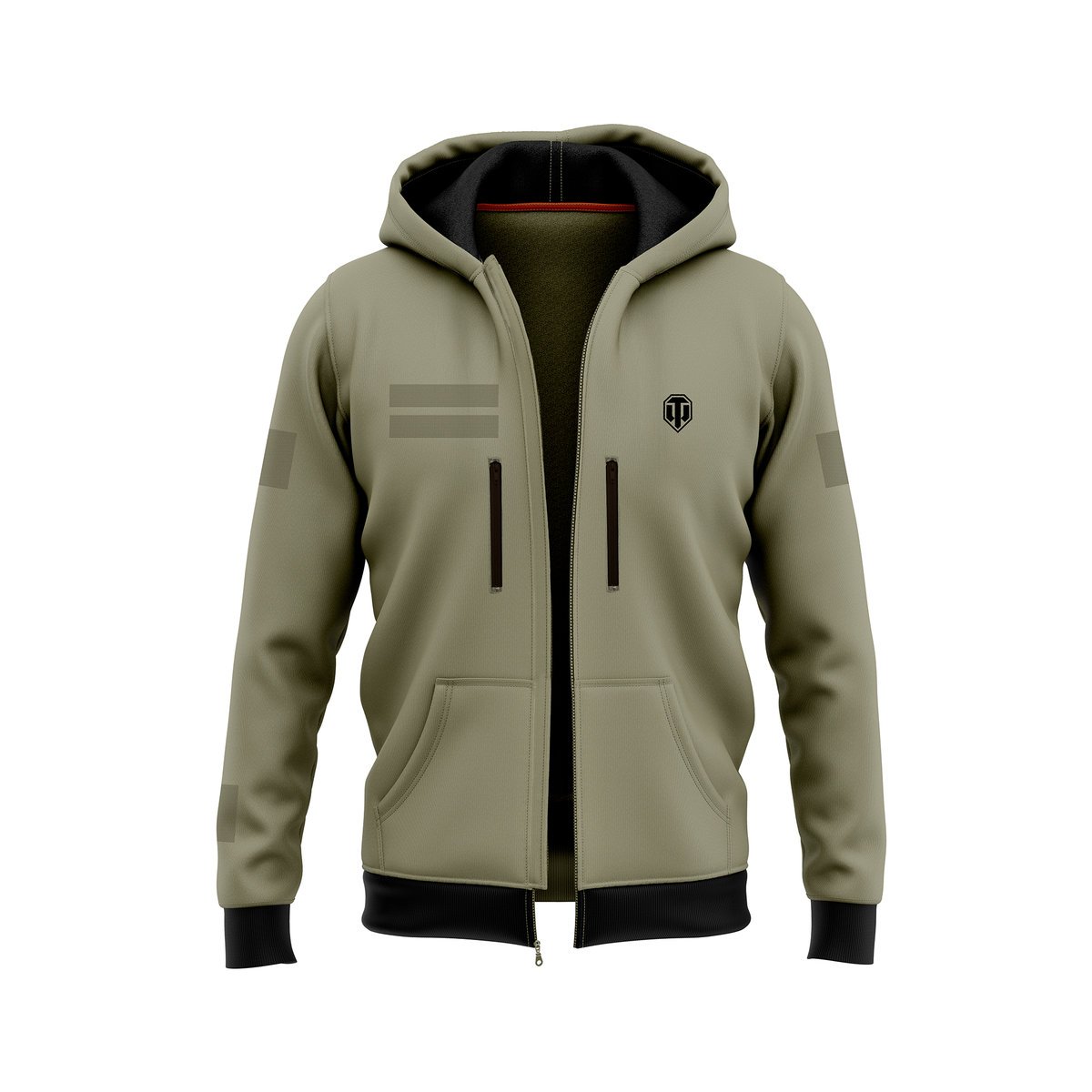 Bluza z kapturem World of Tanks 15 Anniversary, zielona, rozmiar S