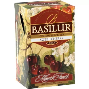 BASILUR BASILUR Herbata Magic Fruits Sweet Cherry w saszetkach 20x1,5g WIKR-1001194 - Kawa w kapsułkach i saszetkach - miniaturka - grafika 1