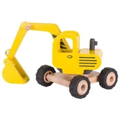 Pociągi dla dzieci - Goki Koparka drewniana 55898 - miniaturka - grafika 1