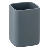 Kubki na szczoteczki do zębów - Niebieski kubek na szczoteczki do zębów ceramiczny Hexa – Wenko - miniaturka - grafika 1