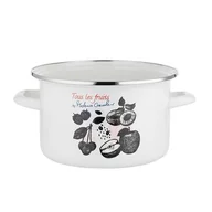 Garnki - Garnek emaliowany prosty Fruits bez pokrywki 20 cm 3,75 l - miniaturka - grafika 1