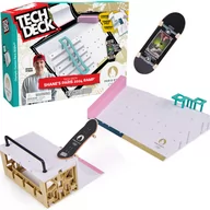 Samochody i pojazdy dla dzieci - Tech Deck zestaw fingerboard Rampa Shane's Ramp + kolorowa deskorolka kolekcjonerska Paris 2024 - miniaturka - grafika 1
