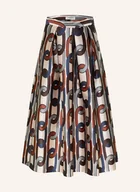 Spódnice - Lunatica Milano Plisowana Spódnica grau - miniaturka - grafika 1