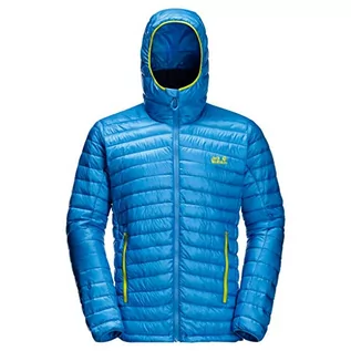 Kurtki męskie - Jack Wolfskin Mountain męska kurtka puchowa niebieski błękit brylantowy S 1205381 - grafika 1