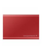 Dyski SSD - SAMSUNG Portable SSD T7 500GB extern USB 3.2 Gen 2 metallic red - Towar z uszkodzonym opakowaniem (P) - miniaturka - grafika 1