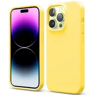 Etui i futerały do telefonów - Etui na telefon komórkowy Apple iPhone 15 Pro Max silikonowe etui ochronne na telefon komórkowy, żółte - miniaturka - grafika 1
