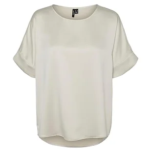 VERO MODA Bluzka damska, Kamie? Pumeksowy, XXL - Bluzki damskie - miniaturka - grafika 1