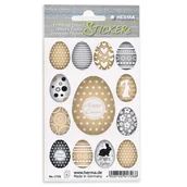 Dekoratorstwo - Herma GMBH Herma, naklejki samoprzylepne, Decor, złote pisanki - miniaturka - grafika 1