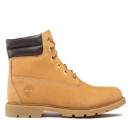 Botki damskie - Trapery Timberland Linden Woods Wp 6 Inch TB0A161G2311 Brązowy - miniaturka - grafika 1