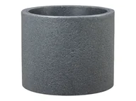 Skrzynie ogrodowe - Scheurich Donica Riva, okrągła (Ø 30 cm, Czarny granit) - miniaturka - grafika 1