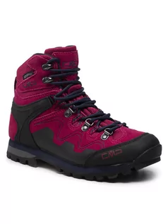 Kozaki damskie - Mid CMP Trekkingi Athunis Wmn Trekking Shoe Wp 31Q4976 Różowy - grafika 1