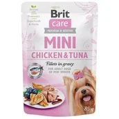 Mokra karma dla psów - BRIT CARE MINI POUCH CHICKEN amp TUNA 85G - miniaturka - grafika 1