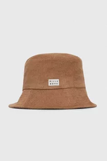 Czapki damskie - Billabong kapelusz bawełniany kolor beżowy bawełniany - grafika 1