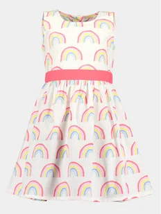 Blue Seven Sukienka letnia 734136 X Kolorowy Regular Fit - Sukienki i spódniczki dla dziewczynek - miniaturka - grafika 1