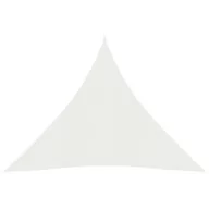 Parasole ogrodowe - VidaXL Żagiel przeciwsłoneczny, 160 g/m, biały, 4,5x4,5x4,5m, HDPE 311260 VidaXL - miniaturka - grafika 1