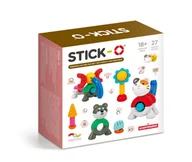 Klocki - Magformers Stick-O Zestaw kot i pies 27el - miniaturka - grafika 1