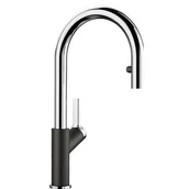 Baterie kuchenne - Blanco CARENA-S Vario Silgranit-Look Czarny/Chrom 526172 - miniaturka - grafika 1