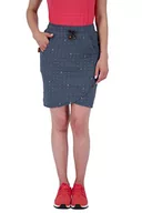 Spódnice - alife & kickin Damska spódnica Lucyak B, granatowy melanż, XL - miniaturka - grafika 1