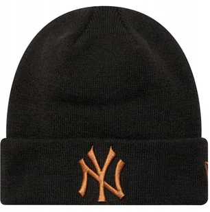 New Era League Essential New York Yankees Beanie Hat 60580722 Czarne OSFM - Czapki damskie - miniaturka - grafika 1